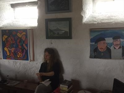 At Paim Bookhouse, Santa Luiza, Pico Island ,Azores 2017