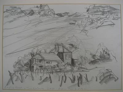 Higher Tregerthen ,Penwith [ plein air sketch /2010 ]