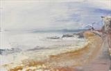 Douro towards the Atlantic by Judy Rodrigues, Painting, Oil on Paper