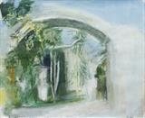 The Palm Garden. by Judy Rodrigues, Painting, Mixed Media on paper